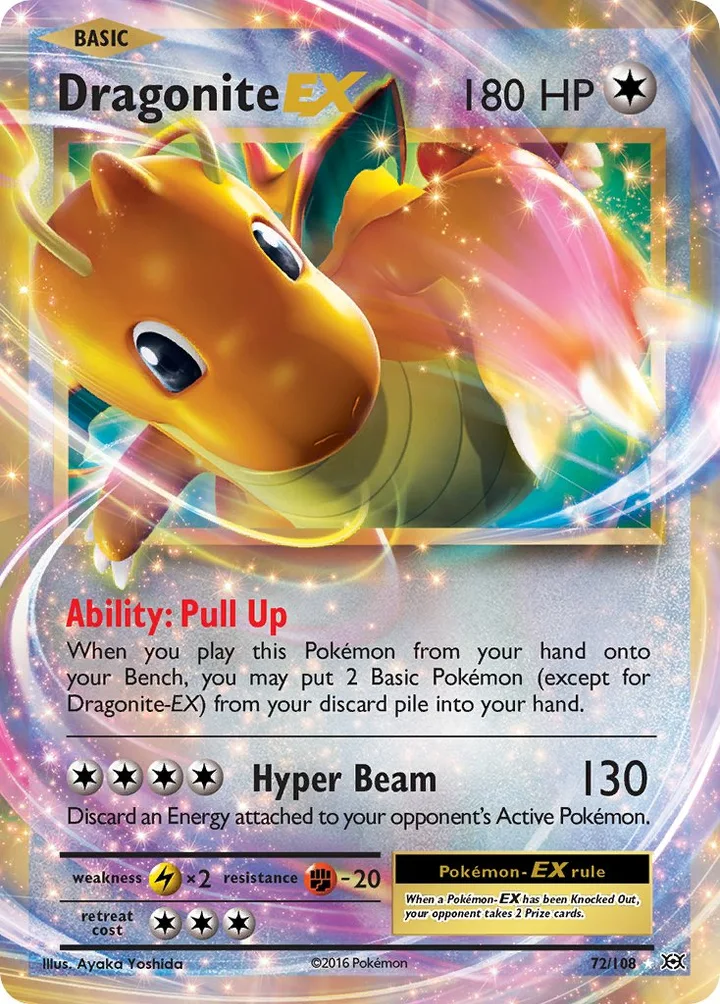 Dragonite-EX, Evolutions 72/108