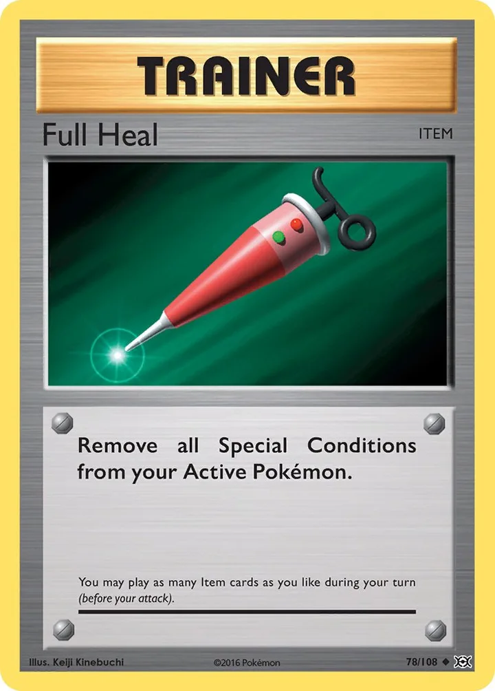 Full Heal, Evolutions 78/108