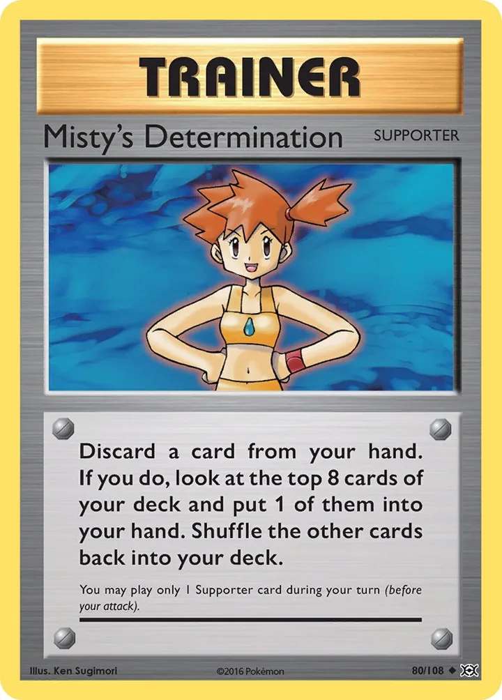 Misty’s Determination, Evolutions 80/108