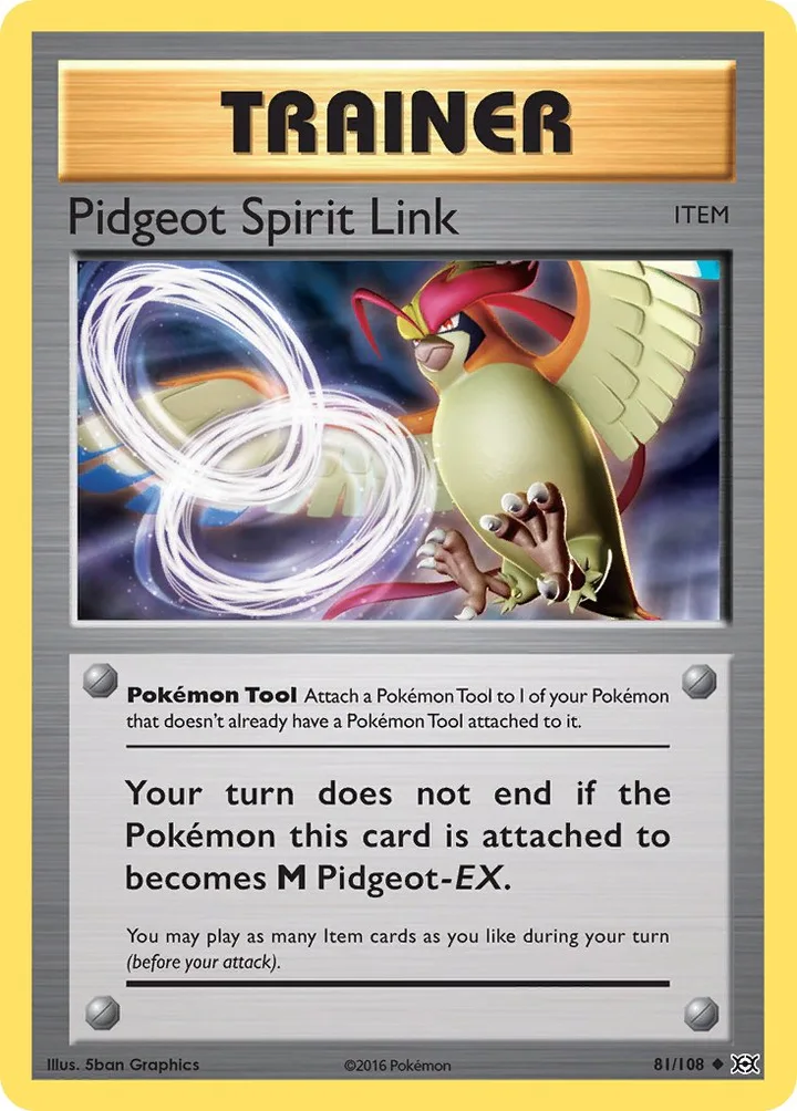 Pidgeot Spirit Link, Evolutions 81/108