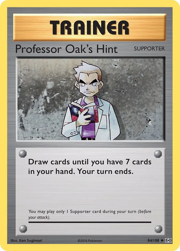 Professor Oak’s Hint, Evolutions 84/108