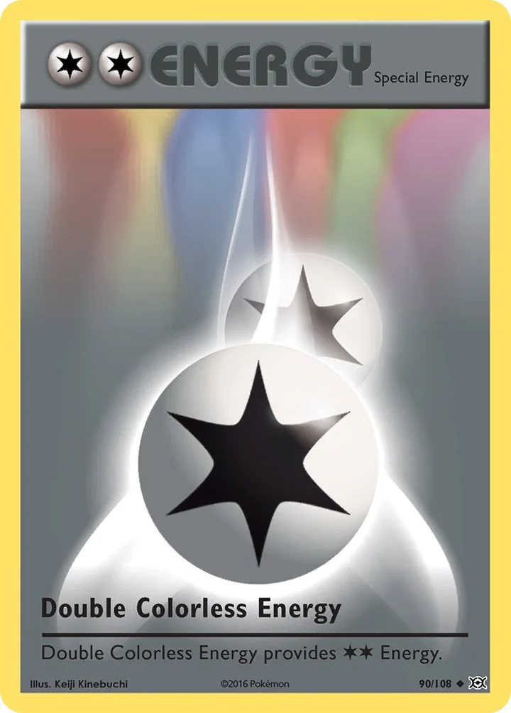 Double Colorless Energy, Evolutions 90/108