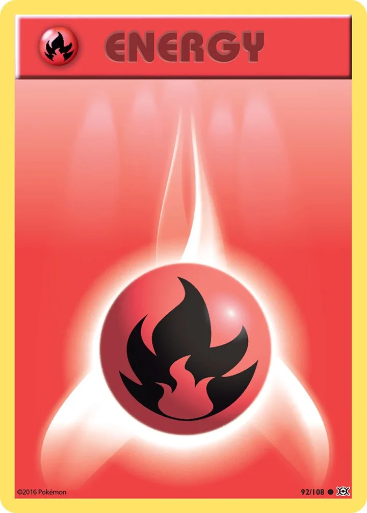 Fire Energy, Evolutions 92/108