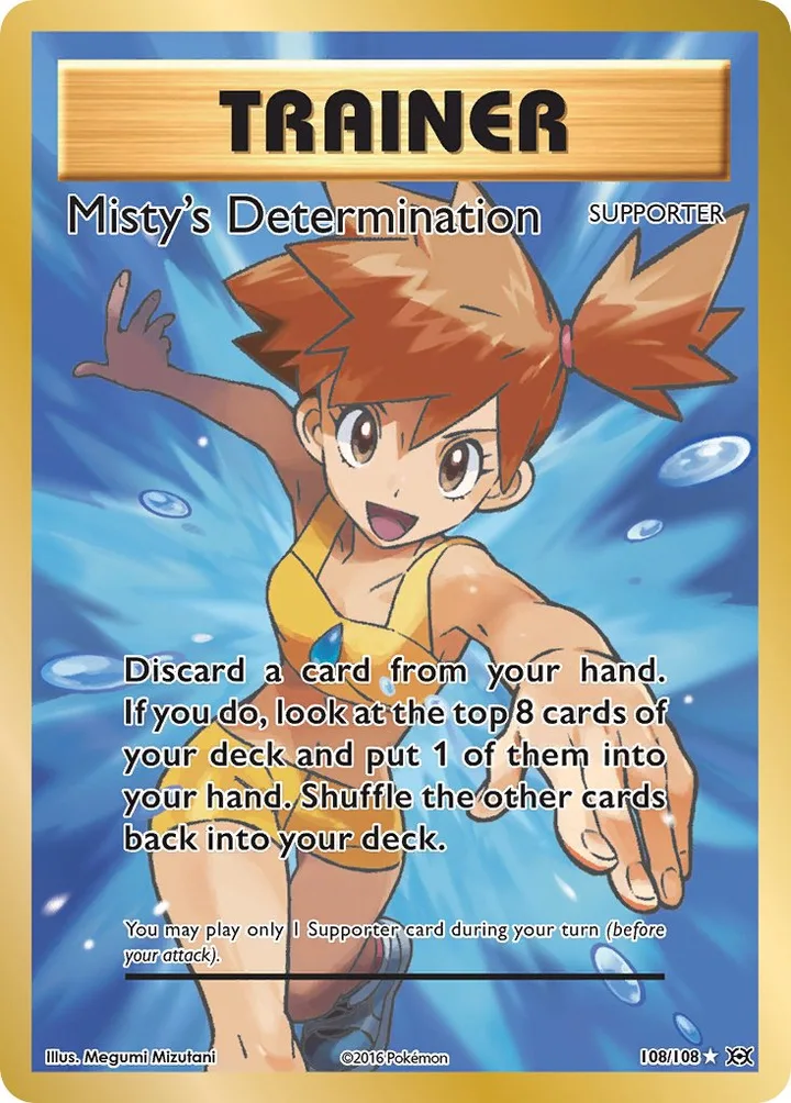 Misty’s Determination, Evolutions 108/108