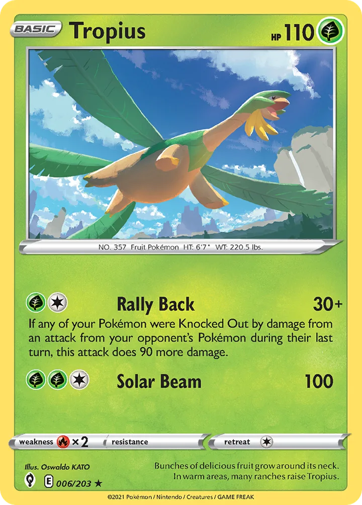 Tropius, Evolving Skies 006/203