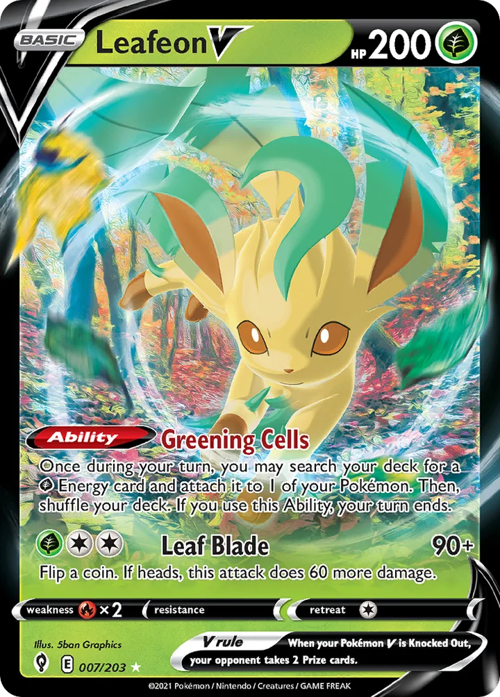 Leafeon V, Evolving Skies 007/203