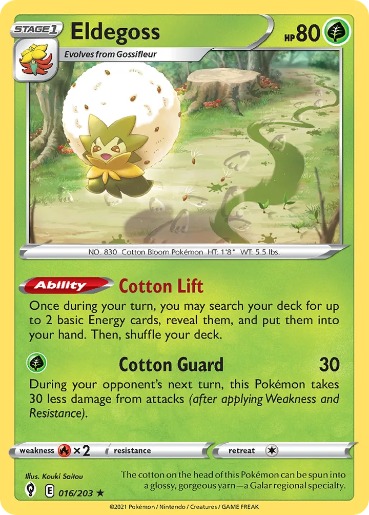 Eldegoss, Evolving Skies 016/203