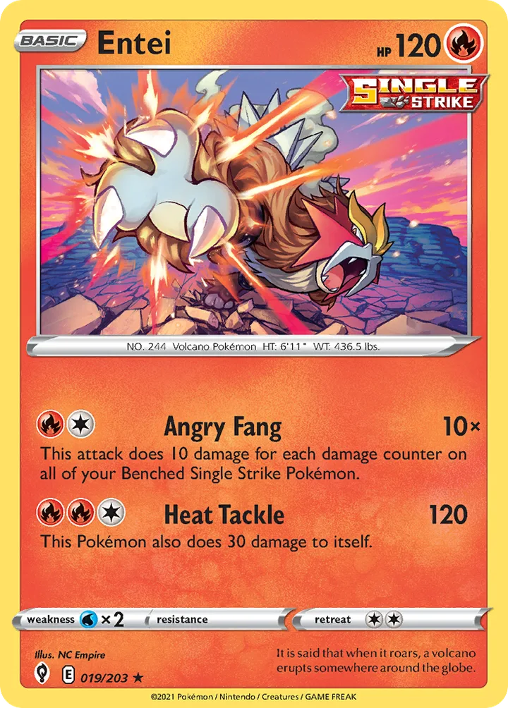 Entei, Evolving Skies 019/203