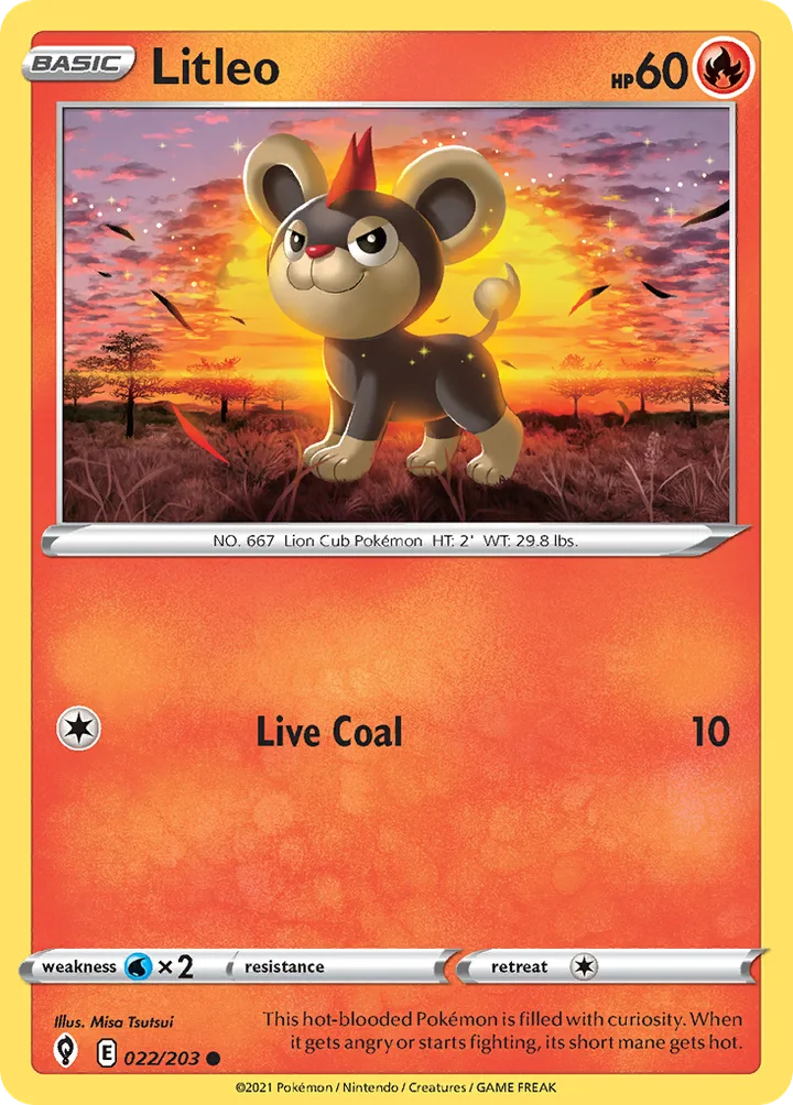 Litleo, Evolving Skies 022/203