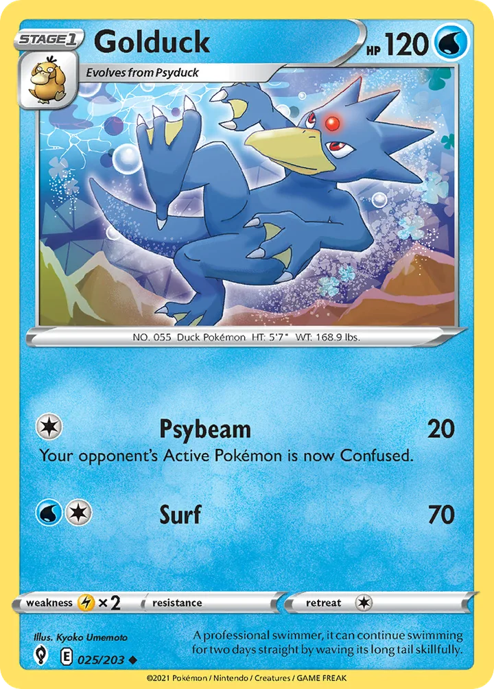 Golduck, Evolving Skies 025/203