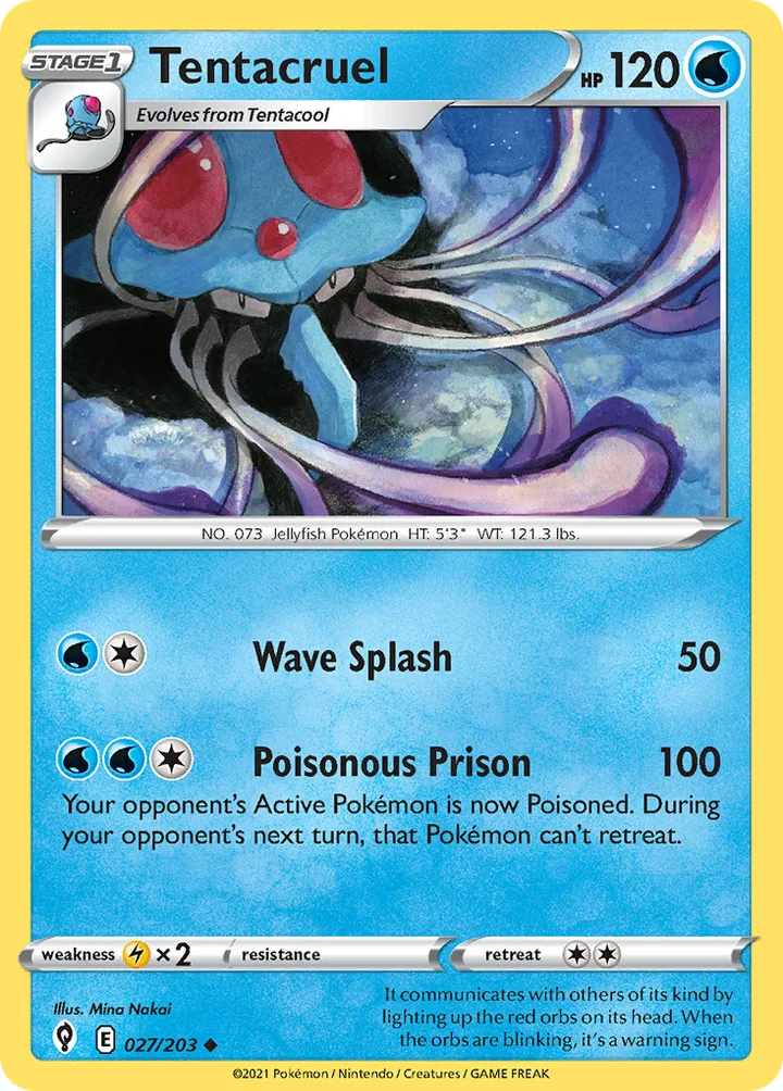 Tentacruel, Evolving Skies 027/203