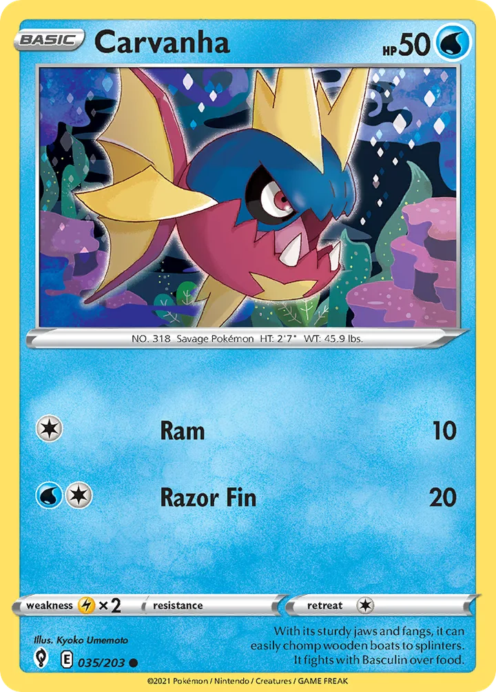Carvanha, Evolving Skies 035/203