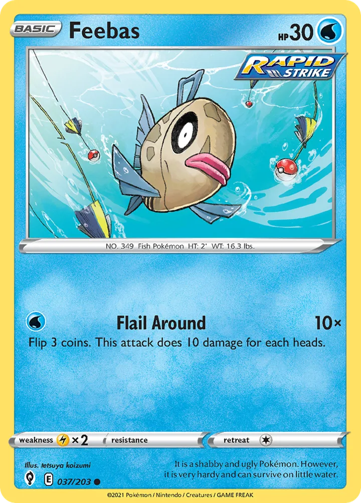 Feebas, Evolving Skies 037/203