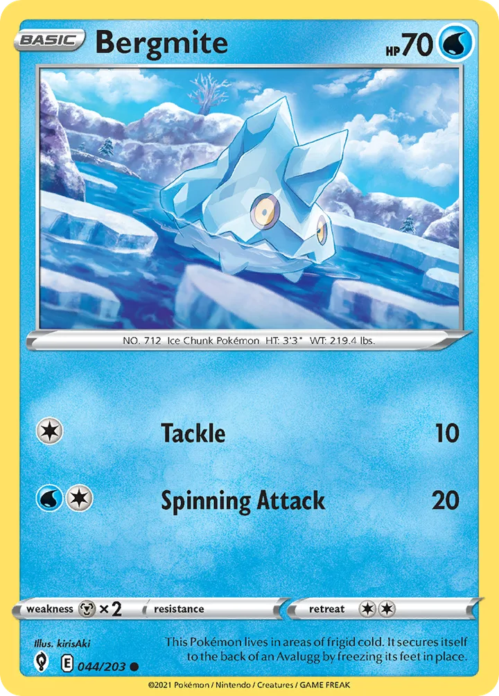 Bergmite, Evolving Skies 044/203