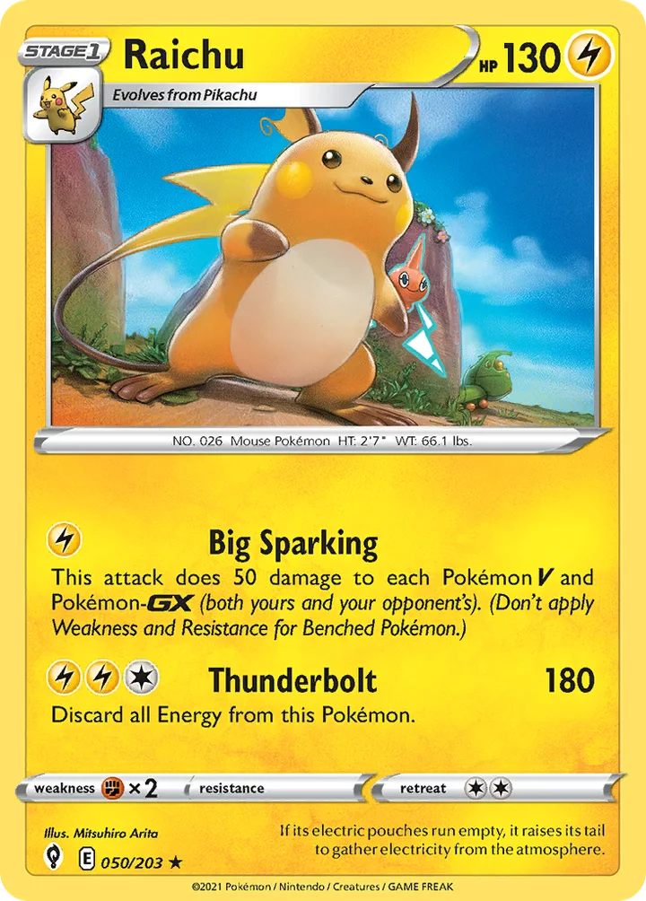 Raichu, Evolving Skies 050/203