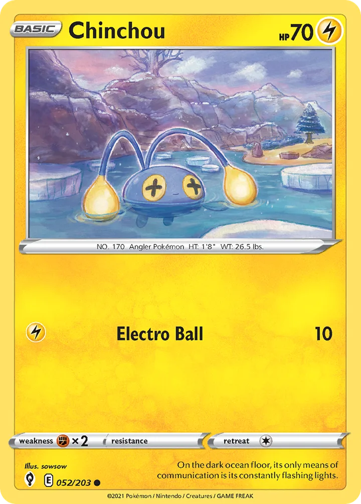 Chinchou, Evolving Skies 052/203