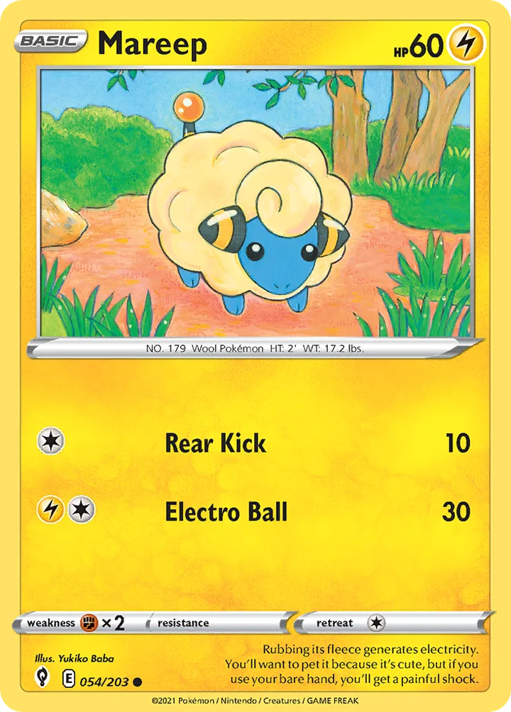 Mareep, Evolving Skies 054/203