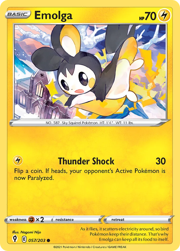 Emolga, Evolving Skies 057/203