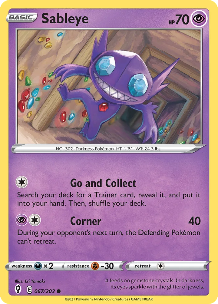Sableye, Evolving Skies 067/203