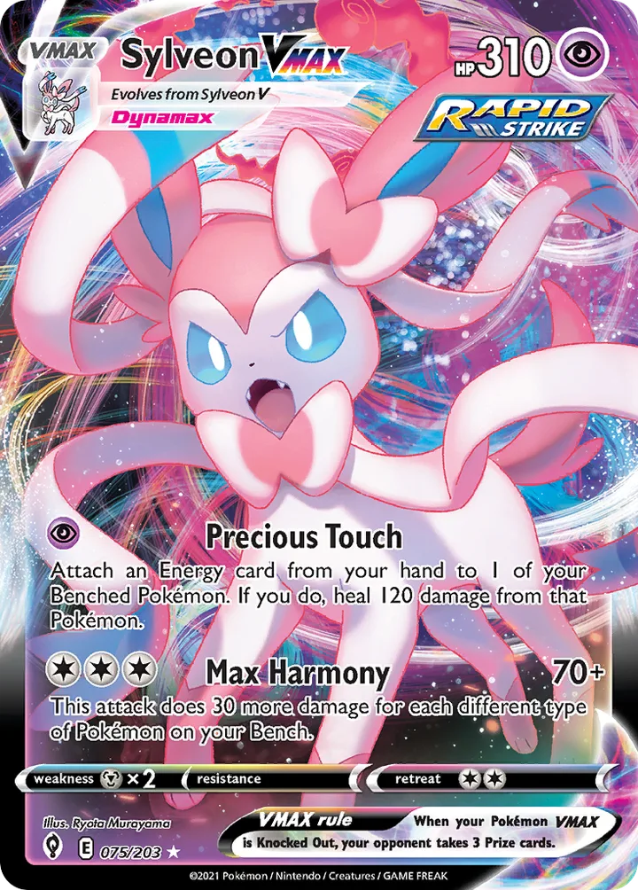 Sylveon VMAX, Evolving Skies 075/203