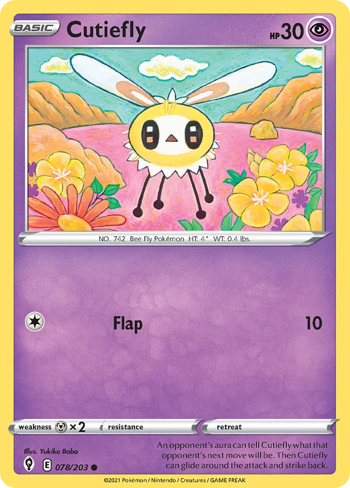 Cutiefly, Evolving Skies 078/203