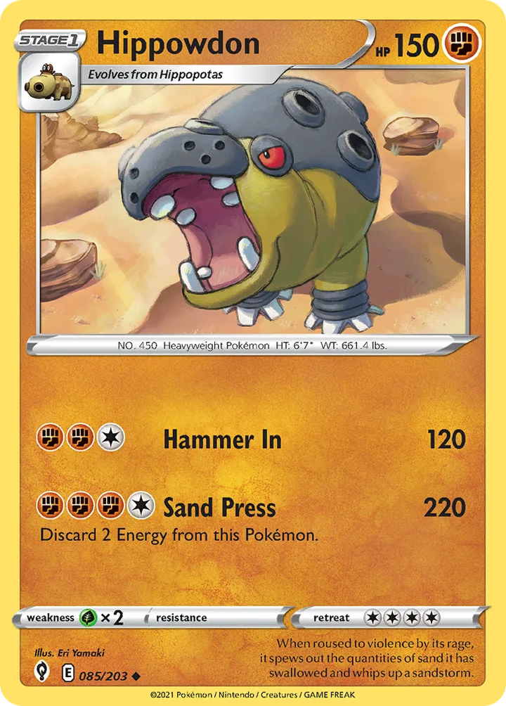 Hippowdon, Evolving Skies 085/203