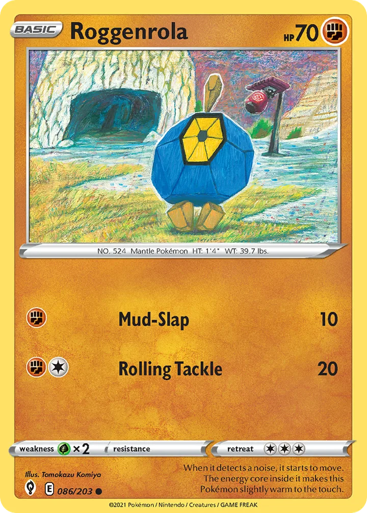 Roggenrola, Evolving Skies 086/203