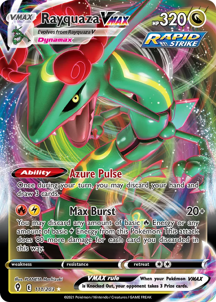 Rayquaza VMAX, Evolving Skies 111/203