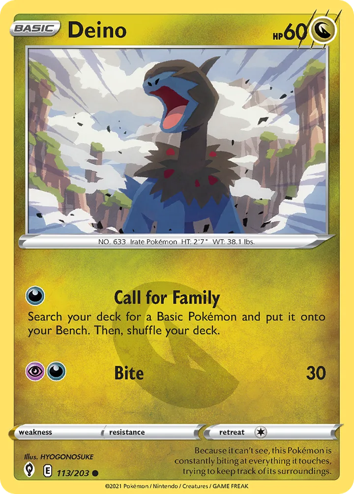 Deino, Evolving Skies 113/203