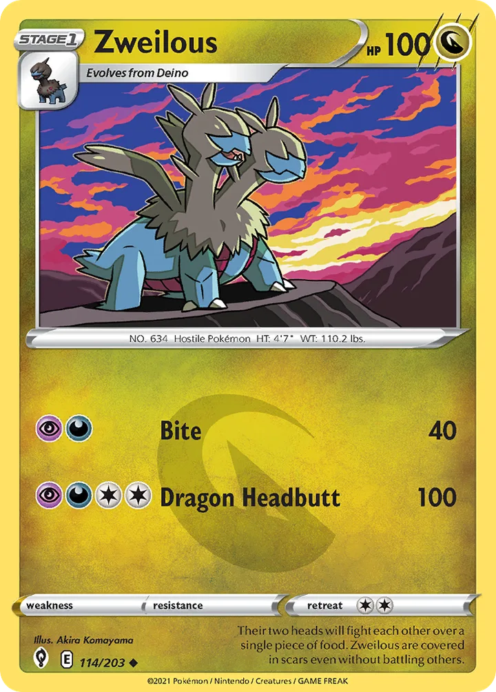 Zweilous, Evolving Skies 114/203