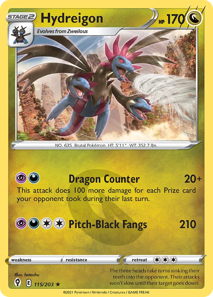 Hydreigon, Evolving Skies 115/203