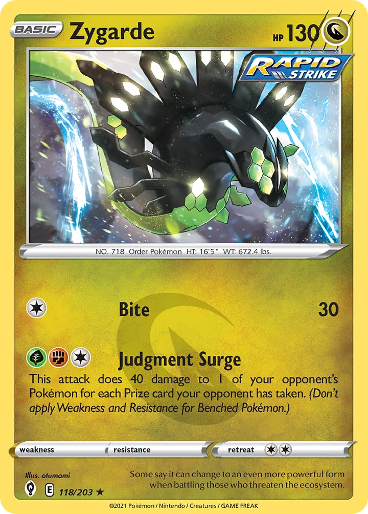 Zygarde, Evolving Skies 118/203