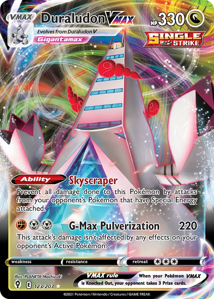 Duraludon VMAX, Evolving Skies 123/203