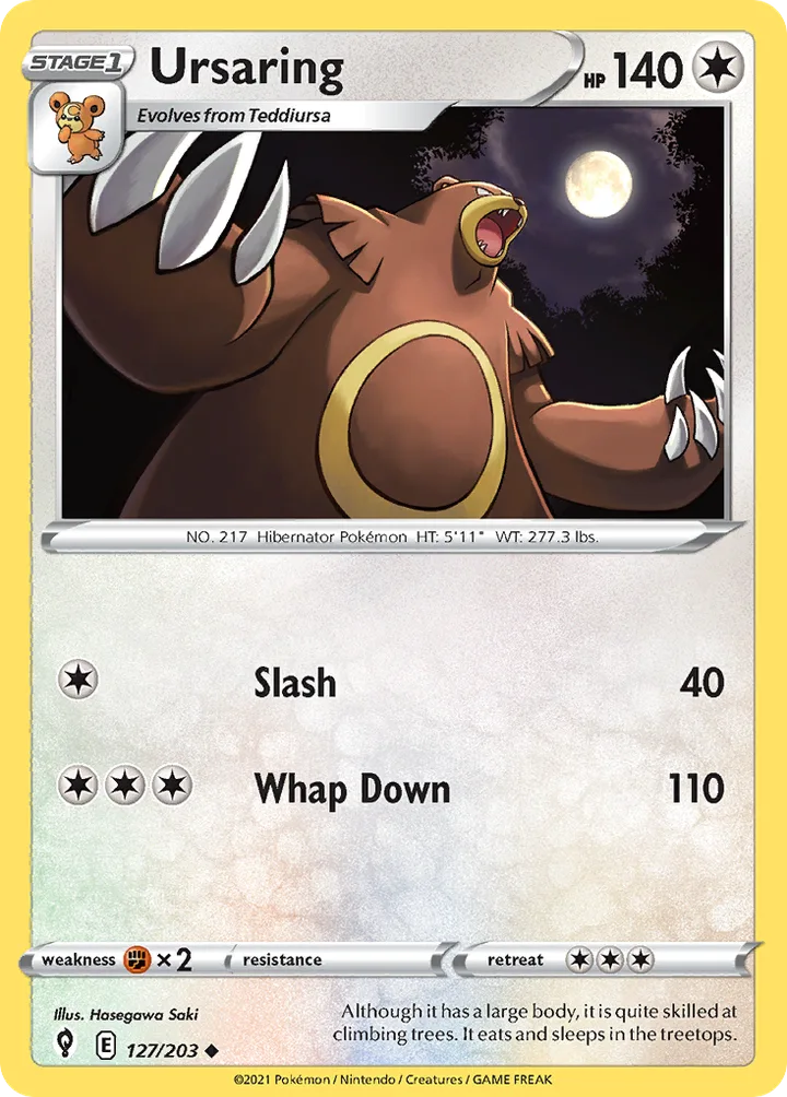 Ursaring, Evolving Skies 127/203