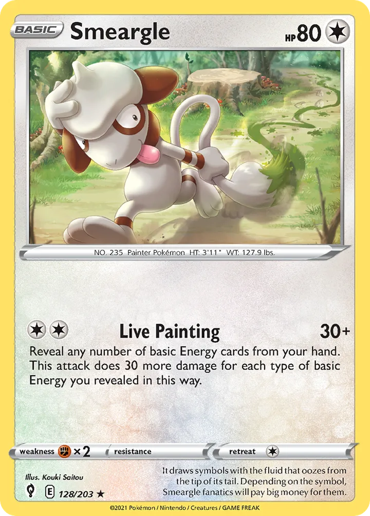 Smeargle, Evolving Skies 128/203