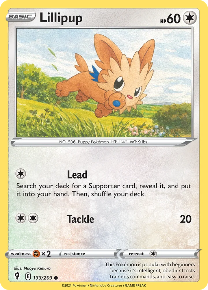 Lillipup, Evolving Skies 133/203
