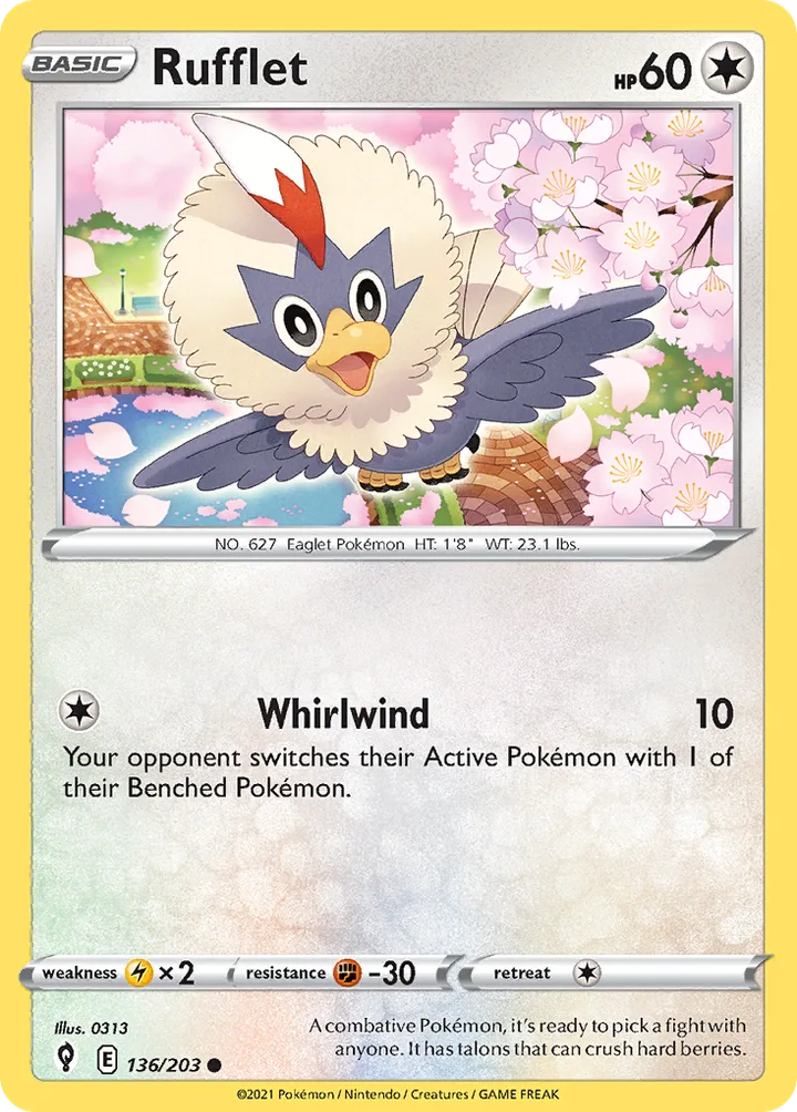 Rufflet, Evolving Skies 136/203