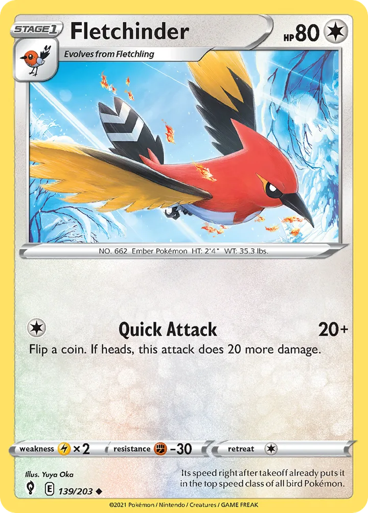 Fletchinder, Evolving Skies 139/203