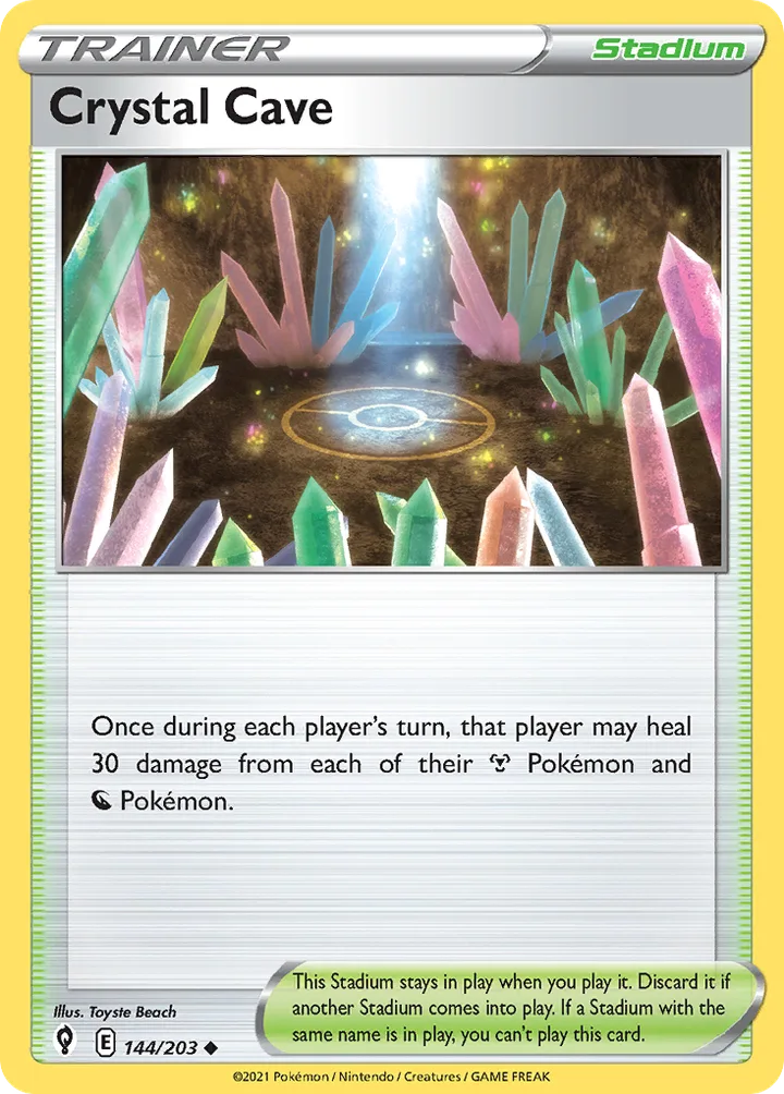 Crystal Cave, Evolving Skies 144/203