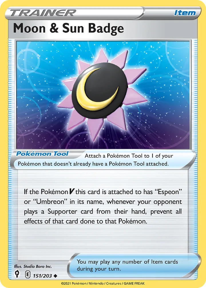 Moon & Sun Badge, Evolving Skies 151/203