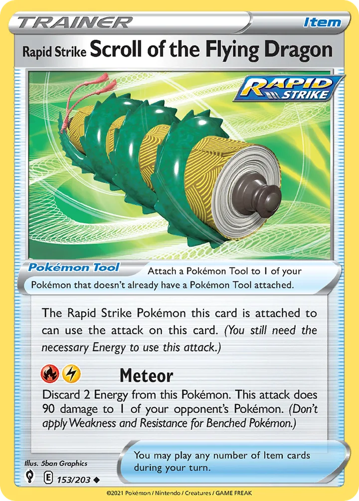 Rapid Strike Scroll of the Flying Dragon, Evolving Skies 153/203
