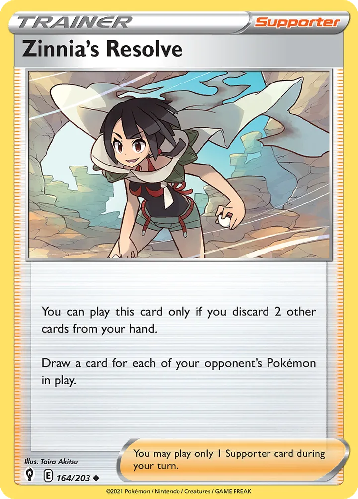 Zinnia’s Resolve, Evolving Skies 164/203