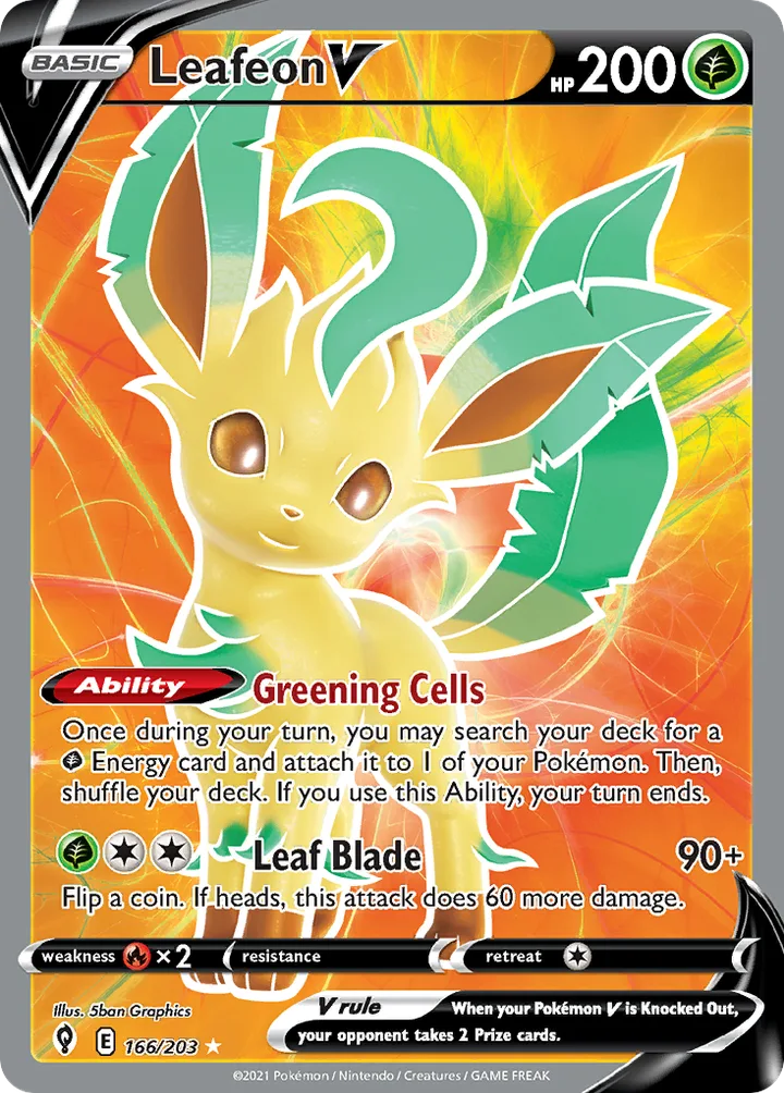 Leafeon V, Evolving Skies 166/203