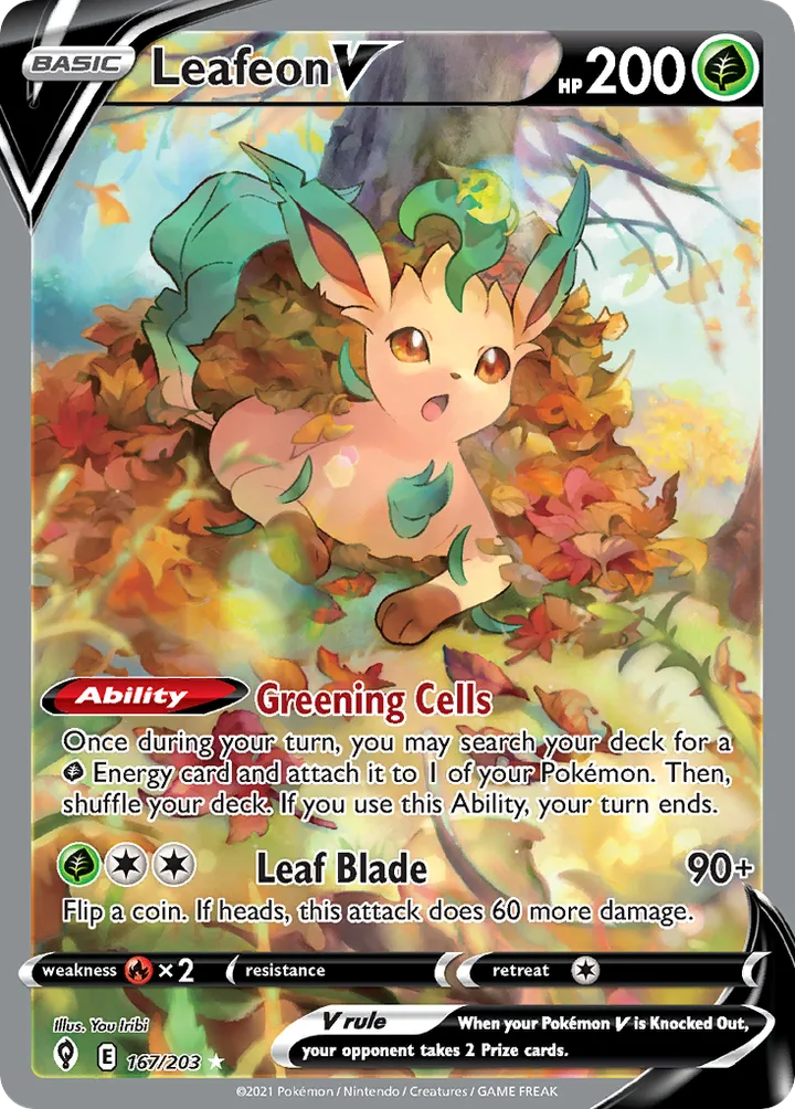 Leafeon V, Evolving Skies 167/203