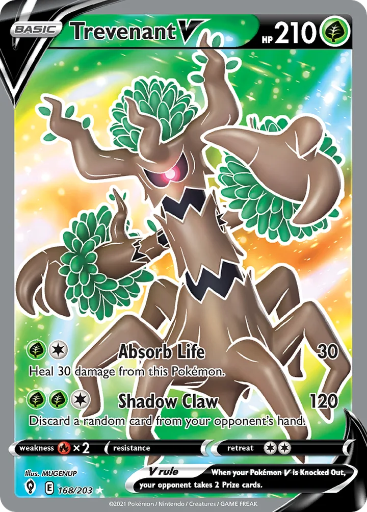 Trevenant V, Evolving Skies 168/203