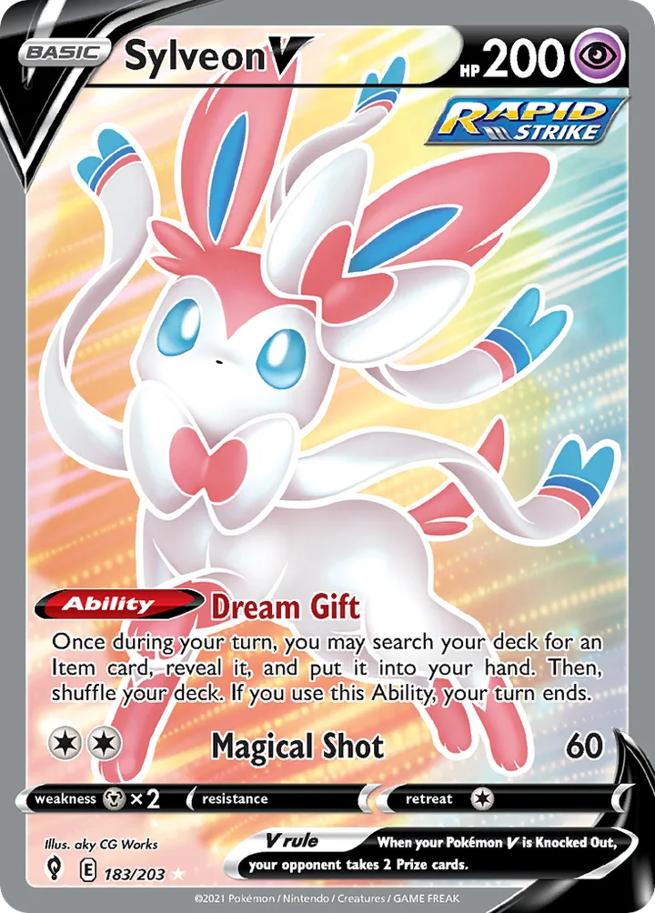 Sylveon V, Evolving Skies 183/203