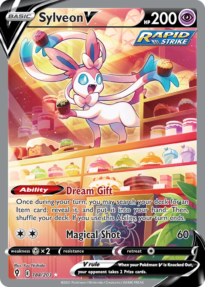 Sylveon V, Evolving Skies 184/203