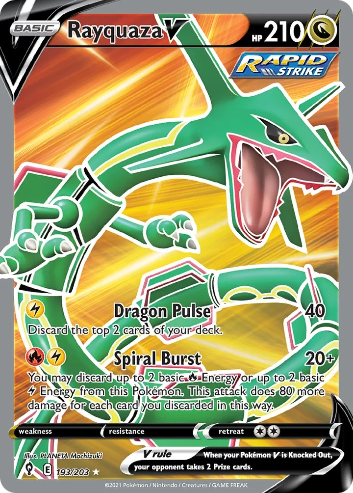Rayquaza V, Evolving Skies 193/203