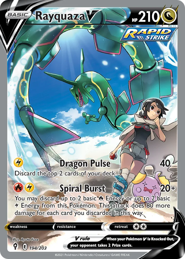 Rayquaza V, Evolving Skies 194/203