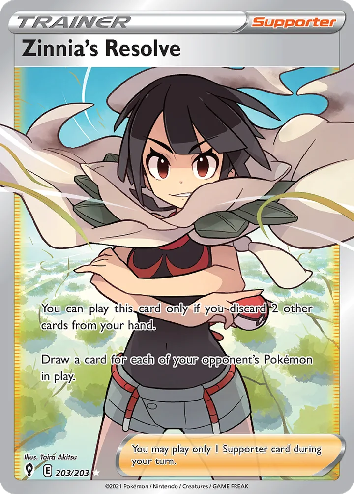 Zinnia’s Resolve, Evolving Skies 203/203